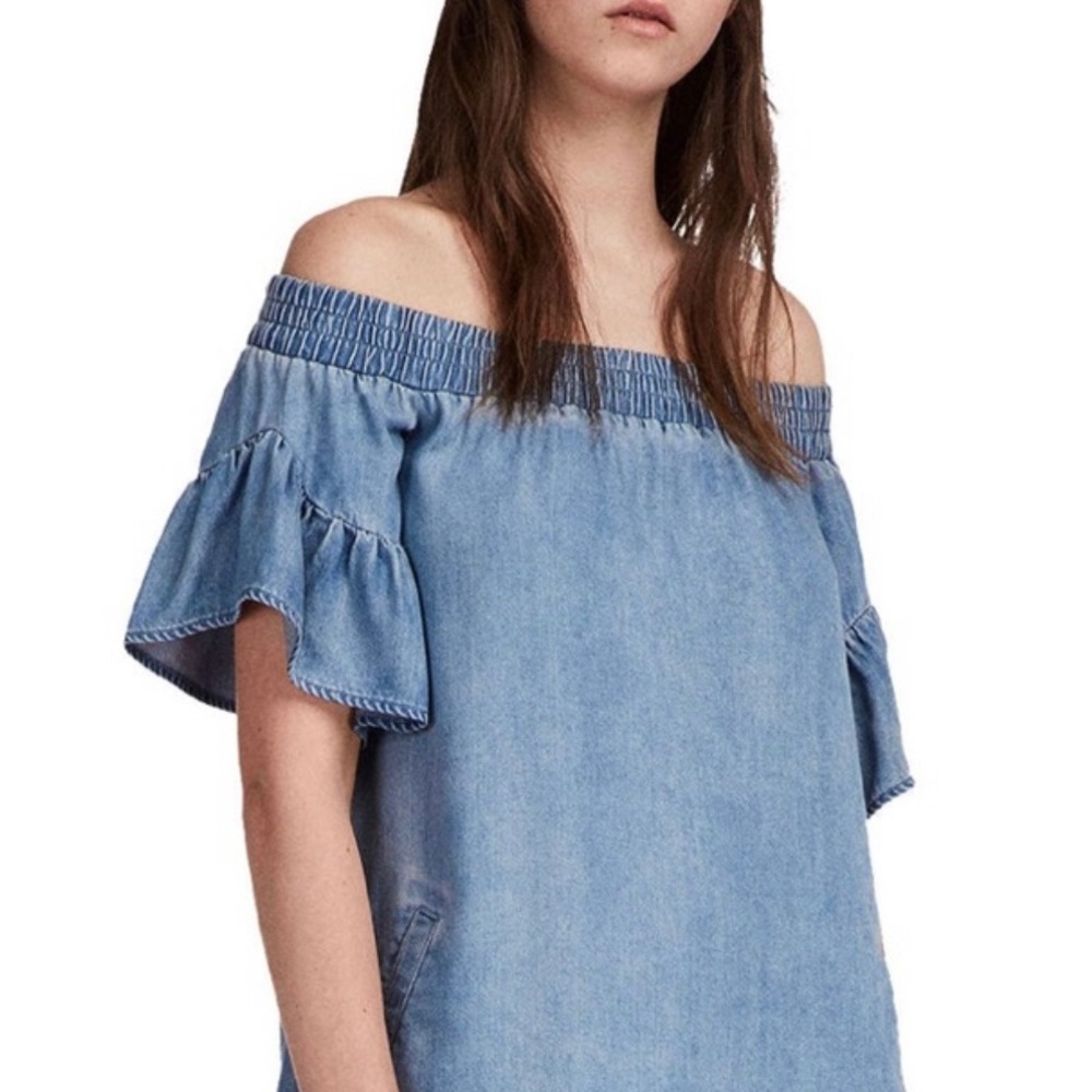 AllSaints Adela Chambray Off